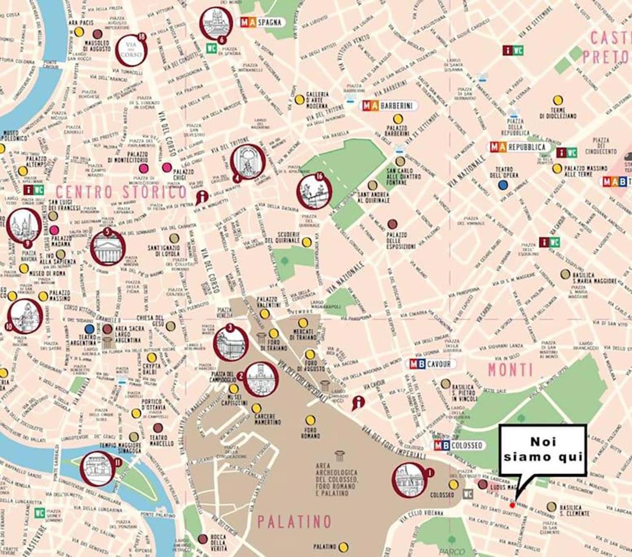 150 M Dal Colosseo - Appartamento Minerva 로마 외부 사진